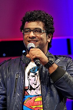 Haricharan performing at an event