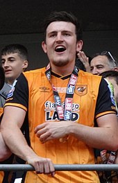 Maguire following Hull City's victory in the 2016 Championship play-off final Harry Maguire 2016-05-28 1.jpg