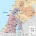 Mapa político de la Tetrarquía Herodiana