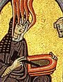 Hildegarda iz Bingena dobija božansku inspiraciju.