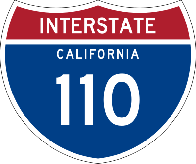 Interstate 110 and State Route 110 (California)