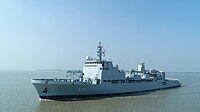 INS Sandhayak (J18) during sea trials.jpg