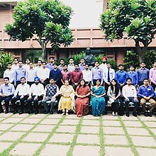 Indian Ordnance Factories Service probationers with Meenakshi Lekhi IOFS probationers with Meenakshi Lekhi (MP) during parliament attachment 2018.jpg