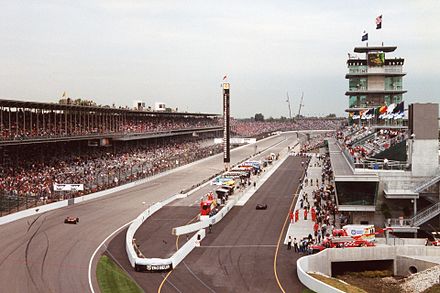 The 2000 United States Grand Prix was the first event at IMS to be held clockwise.