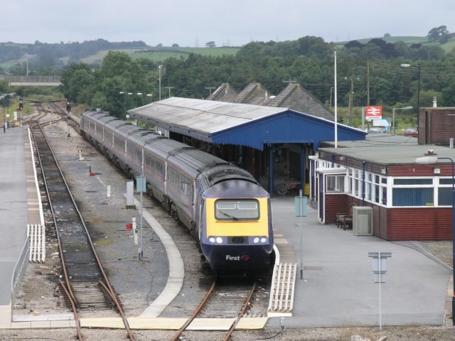 First Great Western high speed service at Carmarthen.