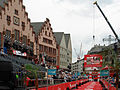 Ironman Germany in Frankfurt, 2007, Ziel auf dem Römerberg