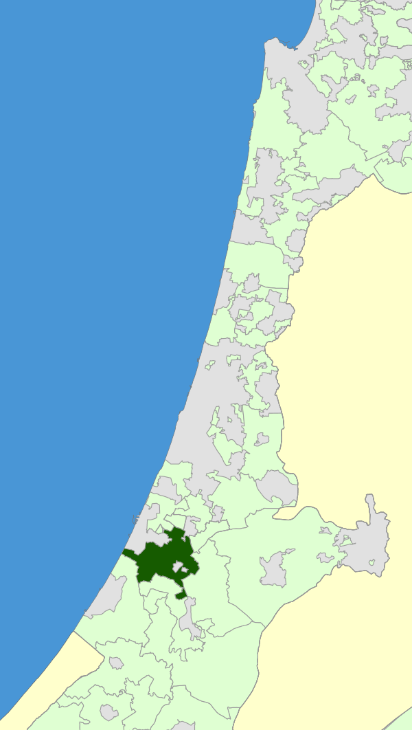 Israel Map - Be'er Tuvia Regional Council Zoomin.svg