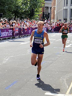 Ivan Babaryka in men's marathon Ivan Babaryka (Ukraine) - London 2012 Mens Marathon.jpg