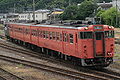 国鉄色に変更されたキハ47 114・キハ47 1086（阿波池田駅、2010年6月14日）