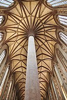 Kerk van de Jacobijnen, Toulouse – gewelf met palmbomen (1275-1292)