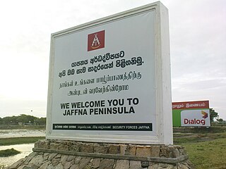 <span class="mw-page-title-main">Jaffna Peninsula</span> Region of Northern Province, Sri Lanka