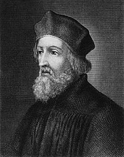 Jan Hus: John Wycliffe som mentor, Pavelig splittelse, Brudd med den katolske kirken