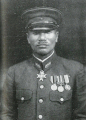 Japanese Colonel Ichiki, commander of the battalion defeated in the Battle of the Tenaru River on August 21, 1942. He committed suicide shortly after the battle ended.