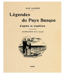 Donostian 1983an argitara emandako Jean Barbierren Légendes Basques lanaren faksimile edizioaren orrialde bat.