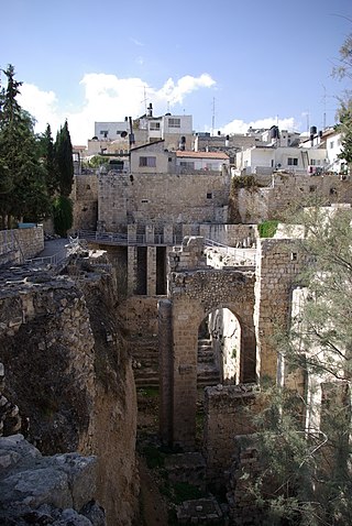 <span class="mw-page-title-main">Pool of Bethesda</span> Pool in Jerusalem