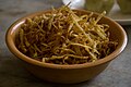 * Nomination Jhuri alu bhaja or Bengali style grated potato fries --Sumitsurai 19:44, 18 November 2016 (UTC) * Decline Definitely not a QI, without raising the bar for an studio photo, it is noisy, WB is wrong, DoF too shallow, distracting background, not a QI, sorry --Poco a poco 21:56, 18 November 2016 (UTC)