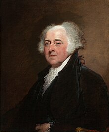 John Adams in un ritratto di Gilbert Stuart