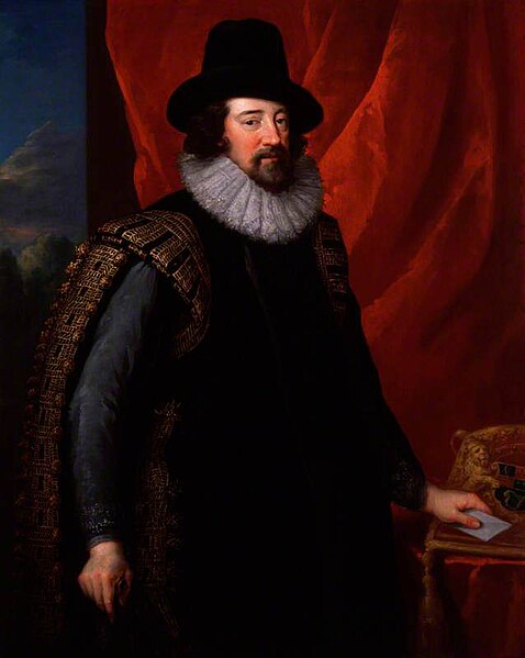 File:John Vanderbank (1694-1739) - Francis Bacon, Viscount St Alban (copy after an original of c.1618 by unknown artist) - NPG 1904 - National Portrait Gallery.jpg