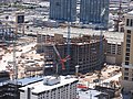 Construction progress in June 2007.