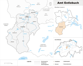 Mapa de Amt Entlebuch