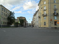 Vista dalla via Mirgorodskaya