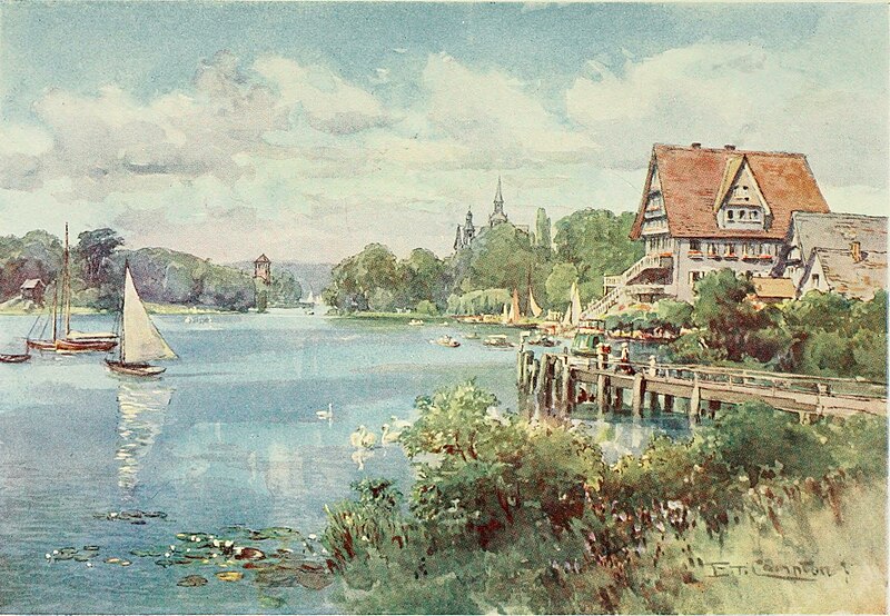 File:Kleiner Wannsee near Berlin, by Edward Theodore Compton, 1912.jpg