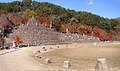 Main grounds of Samseonggung where the Sages's shrine hall is located. Samseonggung Shrine dedicated to the traditional worship of the three mythical creators of Korea: Whanin, Whanung, and Dangun.