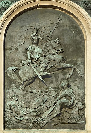 Unique Polish Relief by Edward Stehlik - Battle of Vienna Anniversary (200 years)