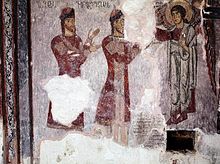 Eristavs of Duchy of Racha Krikhi fresco.jpg
