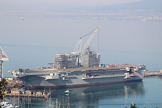 Italian landing helicopter dock <i>Trieste</i> Future multipurpose Italian Navy ship