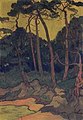 Georges Lacombe : Pins sur la rive (vers 1895)