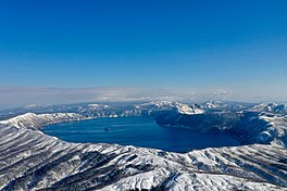 Lake Mashū Japan during wintertime in Akan National Park Hokkaidō.jpg