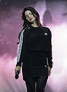 Del Rey performing during the Flow Festival, Helsinki, Finland (11 August 2017)