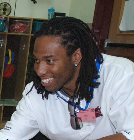 Larry Fitzgerald won the Biletnikoff and Walter Camp awards, was the Heisman Trophy runner-up, and was featured on the cover of EA Sports NCAA Football 2005 following his 2003 season with Pitt.