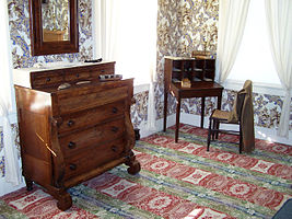 Lincoln Home National Historic Site LIHO Lincolns bedroom nw corner.jpg