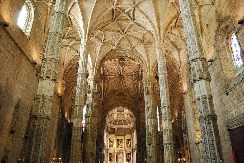Lisboa - Mosteiro dos Jerónimos - Pilares