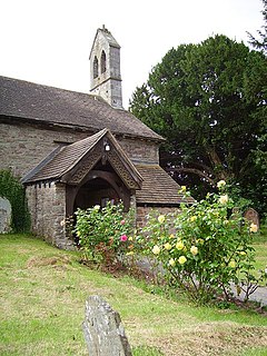 Llanspyddid hamlet in the county of Powys, Wales