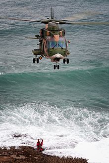 Search and Rescue training flight on the Portuguese coast. Photography: Lloyd Horgan