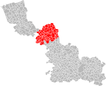 Localisation dans le département du Nord.