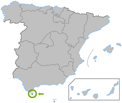 Autonomni grad Ceuta u državi.