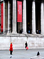 London national gallery trafalgar square street photography