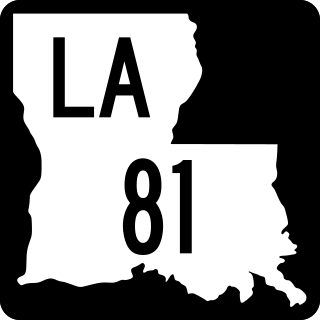 <span class="mw-page-title-main">Louisiana Highway 81</span> State highway in Louisiana, United States