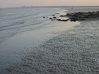 Sandwich Bay, Kent Inlet in Sandwhich, Kent, England