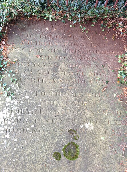 File:Lucy and Rev Charles Townsends grave in Thorpe Notts.jpg