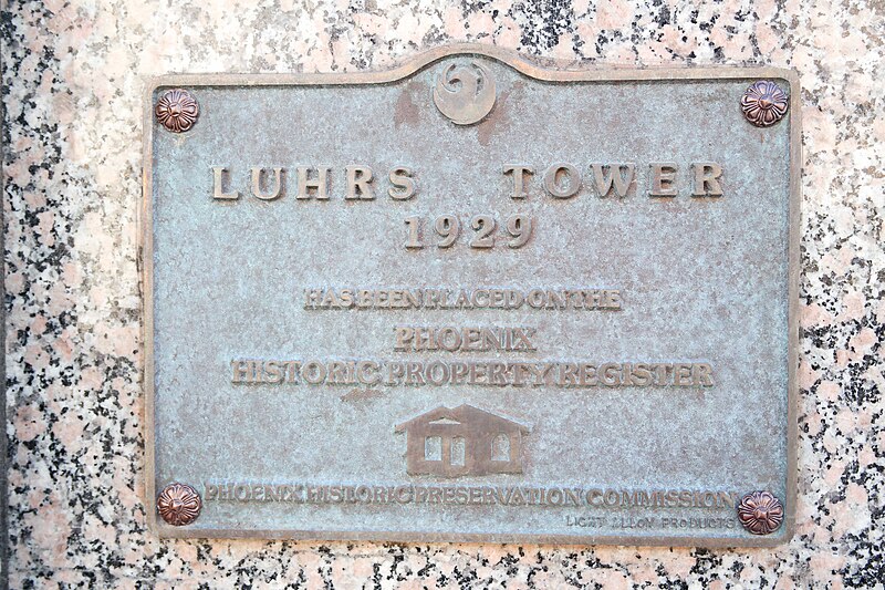 File:Luhrs Tower Plaque.jpg