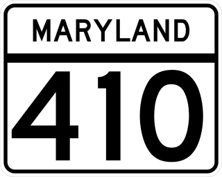 <span class="mw-page-title-main">Maryland Route 410</span> State highway in the U.S. state of Maryland, known for most of its length as East–West Highway