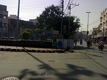 MG Road Circle - Gandhi Statue MG Road Secunderabad.JPG