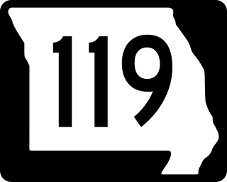 <span class="mw-page-title-main">Missouri Route 119</span> State highway in Missouri