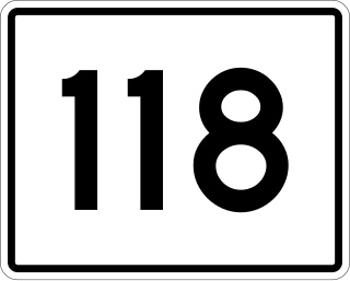 <span class="mw-page-title-main">Maine State Route 118</span> State highway in Oxford County, Maine, US