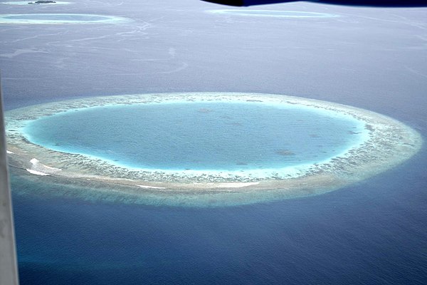 A small atoll in the Maldives